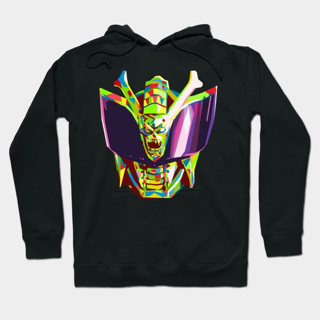 Yuuki Skull Colorful Hoodie by Bajingseng